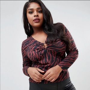 ASOS Animal Print Top